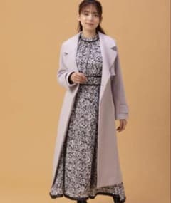 Misch Masch ミッシュマッシュ　クラシカルフラワーワンピース　ブルーのサムネイル