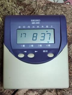 SEIKO タイムレコーダー QR-340 - メルカリ