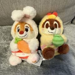 上海ディズニー チップ＆デール 2025春日 ぬいぐるみキーチェーン