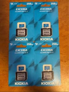 KIOXIA EXCERIA microSDXC 256GB 4枚セットのサムネイル