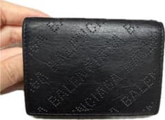 BALENCIAGA 黒 三つ折り財布のサムネイル