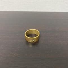 サンモチーフ ゴールドカラー メンズ リングのサムネイル