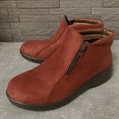 極美品【トップドライ】ゴアテックス ショートブーツ（24）サイド