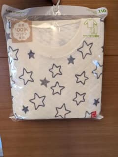 UNIQLO キルトパジャマ 星柄 110のサムネイル