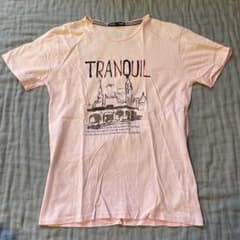 ANOTHER SIDE SQUARE Tシャツ ピンク メンズ Lサイズ