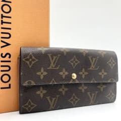 【鑑定済み】ルイヴィトン✨モノグラム 二つ折り財布 ポシェットポルトモネクレディ LOUIS VUITTON】ルイヴィトン『モノグラム ポシェット ポルト モネ