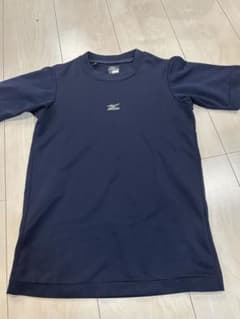 Mizuno 半袖アンダーシャツ 140 ネイビーのサムネイル