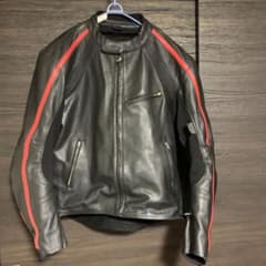KOMINE ライダースジャケット 本革　レザージャケットのサムネイル