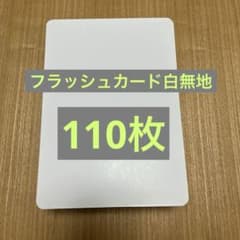 フラッシュカード　無地　110枚のサムネイル