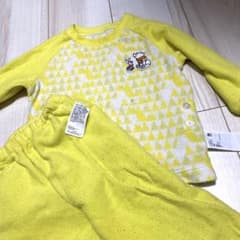 ユニクロ フリースパジャマ 上下 90cmのサムネイル
