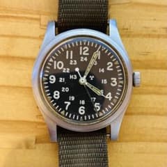 ビンテージ】（稼働品）ハミルトン MIL-W-46374B 1977 手巻き式 - メルカリ
