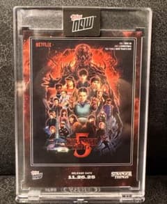 [신품] 2025 Stranger Things Topps NOW Card