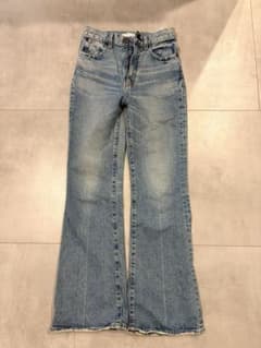 MOUSSY MVS FLARE デニムパンツ フレア ブーツカット サイズ25のサムネイル