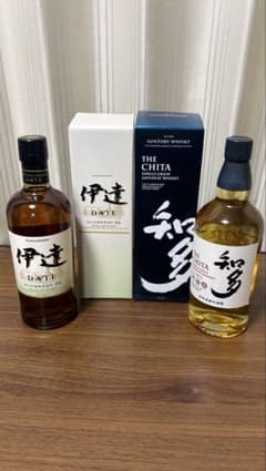 新品・未開封・箱あり】ニッカ 伊達とサントリー 知多の700ml 2本
