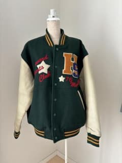 HARVARD SPORTS CLUB スタジアムジャンパー  2L 袖革のサムネイル