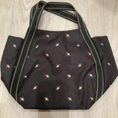 美品 アーノルドパーマー　トートバッグ　ハンドバッグ 総柄 黒 汚れ傷無しのサムネイル