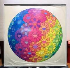 村上隆 版画 【レインボーの心の中】ED300 - メルカリ