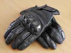 ワークマン バイク用グローブ 黒 Lサイズ 撥水加工のサムネイル