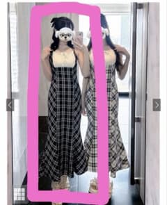 み様専用出品GRL キャミワンピ　ブラックのサムネイル