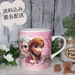 디즈니 아나운서와 눈의 여왕 머그컵 L 식세기 OK 선물 귀엽다