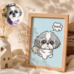 ちびキャラ ペット似顔絵 オーダー｜犬 猫 うちの子 イラスト プレゼント