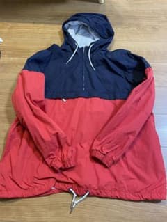 H&M フード付きパーカー XL 赤・黒のサムネイル