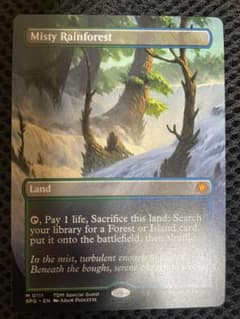 霧深い雨林/Misty Rainforest [SPG] 全面アート版　MTGのサムネイル