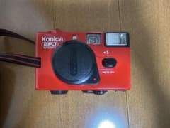Konica EFJ レッド フィルムコンパクトカメラ コニカミノルタ（KONICA MINOLTA） フィルムカメラ 中古 Konica EFJ