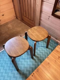 レア】70'sヴィンテージ Rifaction オーク材 飛騨家具 椅子 2脚 - メルカリ