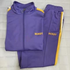 NERDY ジャージ　セットアップ　パープル　L size NERDY ジャージ セットアップ パープル - メルカリ