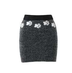 NODRESS ノードレスWhite dog paws knit skirtのサムネイル