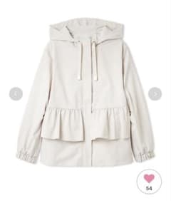 ぴょん様⭐︎CELFORD⭐︎撥水ティアードフリルブルゾン⭐︎IVR⭐︎36 UVカット】ティアードフリル撥水ブルゾン(ジャケット・ブルゾン