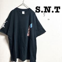S.N.Tサプライニートシング　プリントTシャツ　クルーネック　個性的