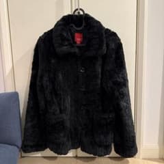 ESPRIT フェイクファーコート ブラックのサムネイル