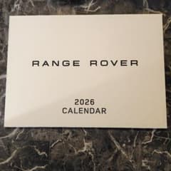 Range Rover 2026 カレンダーのサムネイル