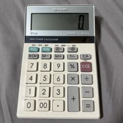 SHARP ELSI MATE EL-M710-S 電卓 8桁表示 - メルカリ