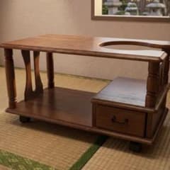 昭和レトロ 木製 お座敷ワゴン 引き出し収納 キャスター付き ポットワゴン古家具 昭和レトロ 木製 ポットワゴン お座敷ワゴン キャスター付 - メルカリ