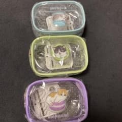 あ*ょ様 mofusand モフサンド　ぷっくりクリアミニポーチ　3個セット
