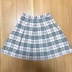 BURBERRYS チェック柄プリーツスカート 130A - メルカリ