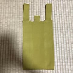 アネモネ ニット トートバッグ バッグ グリーン 緑 マスタードのサムネイル