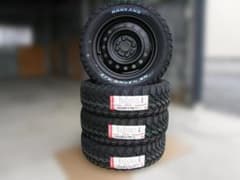 スチールホイール14×4.5JマッドブラックナンカンFT-9 165/65R14 - メルカリ