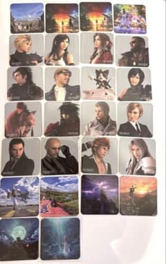 【全種類コンプリート】FF7 リバース　スクエニカフェ　コースターコレクションのサムネイル