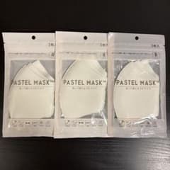 PASTEL MASK 洗えるマスク ホワイト 9枚 - メルカリ
