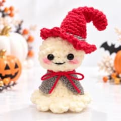 てるもちくん ハロウィンver. てるてる坊主あみぐるみ ハンドメイドのサムネイル