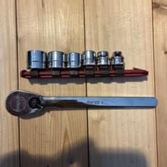 スナップオン 3/8薄型ラチェット、ソケットセット RAF80 - メルカリ
