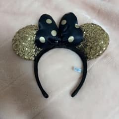 ディズニーカチューシャ ミニー ゴールド スパンコールのサムネイル