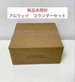 新品 未開封 アムウェイ ミキシングボウル 用 コランダー(ざる)セット