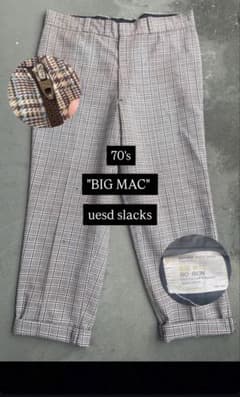 70's BIG MAC used slacks xxl sizeのサムネイル