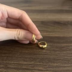 Jolie Toujours ゴールド フープピアスのサムネイル