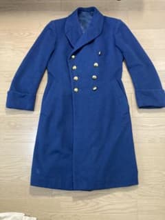 希少 70s 実物 フランス空軍 ウールコート 金ボタン 92C ヴィンテージ 
